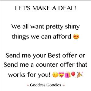 Let's make a deal!! 🤝😊😍🛍🎈🎉💝😘